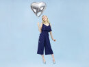 Folienballon Herz, 61cm, silber