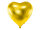 Folienballon Herz, 61cm, gold
