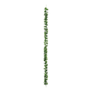 Box tree garland plastic     Size: Ø 8cm, 270cm    Color: green