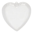 Heart plastic, 2 halves, to fill     Size: Ø 14cm    Color: clear