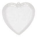 Heart plastic, 2 halves, to fill Ø 14cm Color: clear