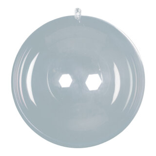 Ball  - Material: plastic 2 halves to fill - Color: clear - Size: Ø 6cm