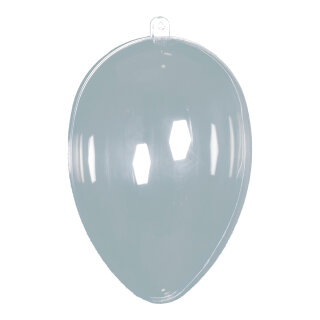 Egg plastic, 2 halves, to fill     Size: Ø 6cm    Color: clear