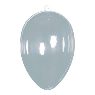 Egg plastic, 2 halves, to fill     Size: Ø 8cm    Color: clear