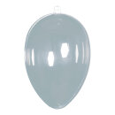 Egg plastic, 2 halves, to fill     Size: Ø 16cm    Color: clear