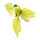 Kolibri mit Clip Styrofoam/Federn     Groesse: 18x20cm    Farbe: grün