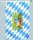 Fahne am Holzstiel Kunstseide     Groesse:30x45cm    Farbe:Bayern