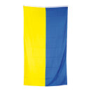 Flagge, Kunstseide, mit Ösen, 90x150cm,  Ukraine
