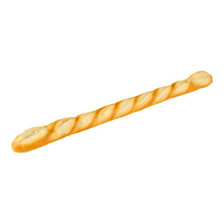 Baguette foam     Size: Ø 3.5cm, 44cm    Color: natural