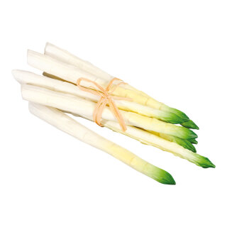 Asparagus 8pcs./bunch, plastic     Size: 20cm    Color: white/green