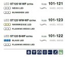 LED ST 120 W-WF   Kabelfarbe: weiß   Lichterkette...