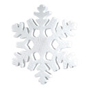 Schneeflocke Styrofoam     Groesse: 100x84cm    Farbe:...