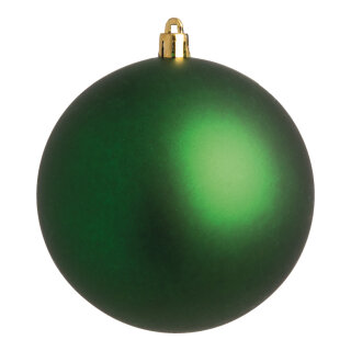 Weihnachtskugeln, grün matt      Groesse: Ø 8cm, 6 Stk./Blister