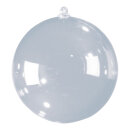 Kugel Acryl, 2 Hlften     Groesse:  29cm - Farbe: klar