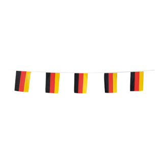 Fahnenkette 15-fach, Kunstseide Größe:Fahne: 15x23cm, 5m Farbe: Deutschland