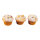 Muffins 3Stck./Btl., Schaumstoff     Groesse: Muffin 8,5x7cm    Farbe: natur #