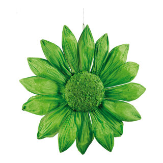 Blütenkopf, Papier, Ø 60cm,  grün