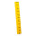 Lineal Styrodur-wasserabweisend     Groesse: 120x17cm - Farbe: gelb/schwarz #