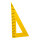 Triangular ruler styrodur water-repellent     Size: 60x30cm    Color: yellow/black