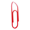 Büroklammer Styropor     Groesse: 90x25cm    Farbe: rot