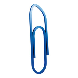 Büroklammer Styropor     Groesse: 90x25cm - Farbe: blau #
