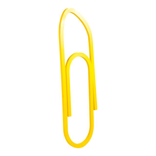 Büroklammer Styropor Größe:90x25cm Farbe: gelb    #