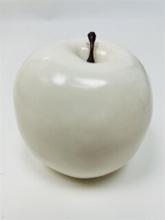 Apfel, Ø 9 cm, weiß