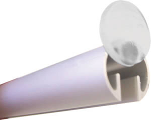 Posterschiene TipLock, silber,  Lnge: 800mm