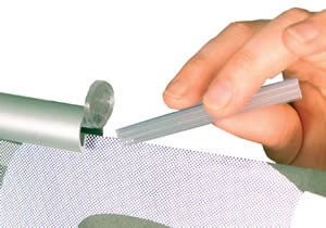 Posterschiene TipLock, silber,  Lnge: 800mm