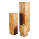 Pedestals 3pcs./set, nested, wood     Size: 19x19x40cm,...