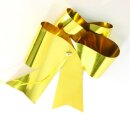 Pull-bow ribbon  - Material: metal foil - Color: gold - Size:  X 30cm