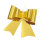 Ziehschleife Metallfolie     Groesse: 30cm    Farbe: gold