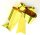 Ziehschleife Metallfolie     Groesse: 30cm    Farbe: gold