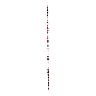 Disc chain  - Material: plastic - Color: red - Size: Ø 3cm X 180cm