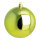 Weihnachtskugel, hellgrün glänzend      Groesse:Ø 10cm   Info: SCHWER ENTFLAMMBAR