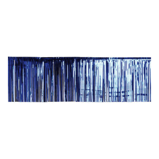 Fadenvorhang Metallfolie Abmessung: 50x500cm Farbe: blau