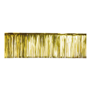 Fadenvorhang Metallfolie Größe:50x500cm,  Farbe: gold