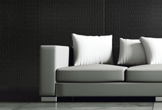 Wanddekorplatte AC MOTION ONE Black qm: 2,6  Abmessung [mm]: 2600x1000x1,2 Wandpaneel-Blickfang  in mehreren Ausfhrungen