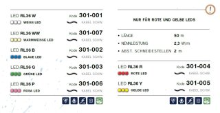LED-RL36-W, LED Schlauch 1,5lfm, weies LED, Zuschnitt alle 1,5m mglich   Lichtschlauch --> Led Pro 230V