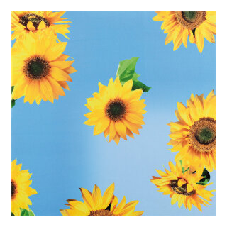 Sunflower Gewicht ca. 115 g/m², 55% Baumwolle - 45% Polyester, Abnahme 30m Größe:140cmx30m Farbe:blau/gelb #