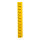 Lineal Styrodur-wasserabweisend     Groesse: 60x8cm    Farbe: gelb/schwarz     #
