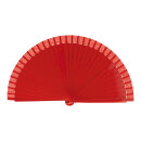 Fan  - Material: paper wood - Color: red - Size: 40x23cm