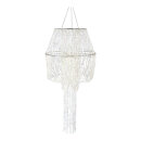 Chandelier  - Material: plastic - Color: clear/silver - Size: 40x80cm