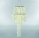 Chandelier  - Material: plastic - Color: clear/silver - Size: 40x80cm