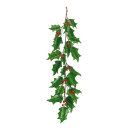 Ilexgirlande mit Beeren     Groesse: 180cm    Farbe:...