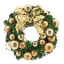 Fir wreath  - Material: decorated plastic - Color:...