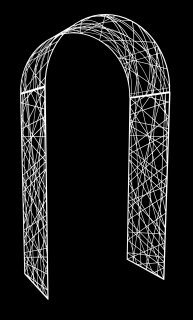 Fiberglas 3D Trbogen und Torbogen komplett