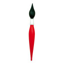 Pinsel Styropor     Groesse: 120x32cm    Farbe: rot/schwarz
