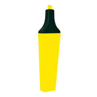 Textmarker Styropor     Groesse: 120x32cm    Farbe: gelb/schwarz     #