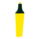 Highlighter styrofoam 120cm Color: yellow/black
